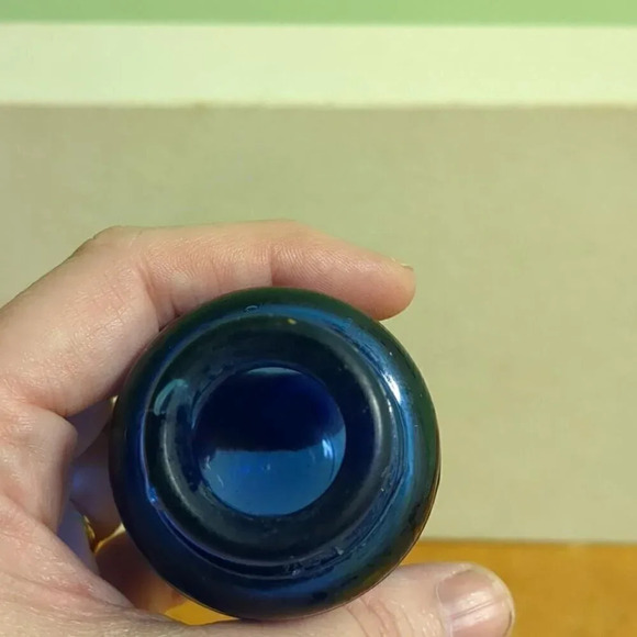 Cobalt  Blue Ink Well - Picture 5 of 6